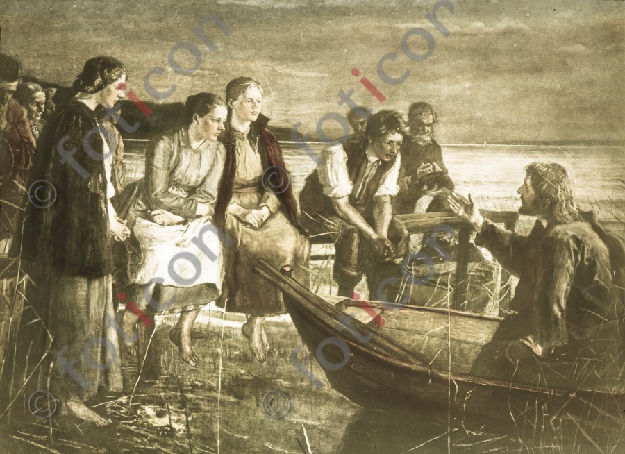 Predigt am See | Sermon on the lake - Foto simon-134-026.jpg | foticon.de - Bilddatenbank für Motive aus Geschichte und Kultur